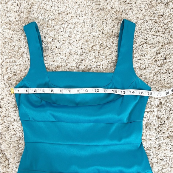 AB Studio Blue Y2K Bodycon Dress Size 2 - Picture 5 of 6